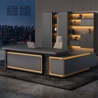 Bureau de direction de luxe pour PDG et managers, mobilier de bureau