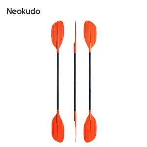 Lightweight pp blade kayak paddle, durable kids paddle boat with aluminum shaft,professional paddle for kayaking