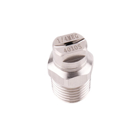 Nosel Semprot Tekanan Tinggi Stainless Steel Ukuran 1/8" 1/4" 3/8" Pola Kipas Datar Baru Teejet Ulir BSPT/NPT 0-110 Spray