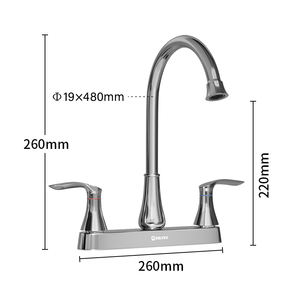 <span class=keywords><strong>Grifo</strong></span> de Cocina Moderno de Acero Inoxidable de 8 Pulgadas SOLVEX, Venta al por Mayor Económica, Fabricante de Grifos, Mezcladores, Grifos de Cocina - Product Image 1