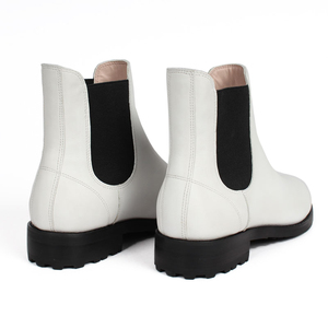 Stivali personalizzati produttore Design <span class=keywords><strong>stivaletti</strong></span> invernali di colore bianco da ragazza stivali piatti personalizzati in pelle morbida Sense per ragazze - Product Image 3