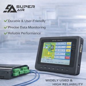 Contrôleur de compresseur d'air <span class=keywords><strong>MAM</strong></span> 6080 Super Air, panneau de commande HMI 7 pouces, écran LCD non tactile, système de contrôle de compresseur industriel - Product Image 4