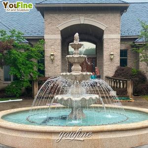 Air Mancur Batu Marmer Malaikat YOUFINE untuk Luar Ruangan - Product Image 6
