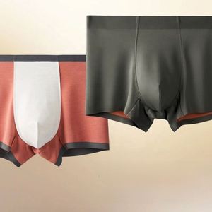 High-End 100S Modal Men's <b>Boxer</b> Underwear Comfortable Mid-Rise Breathable and Antibacterial <b>Custom</b> Wholesale Options - Product Image 3