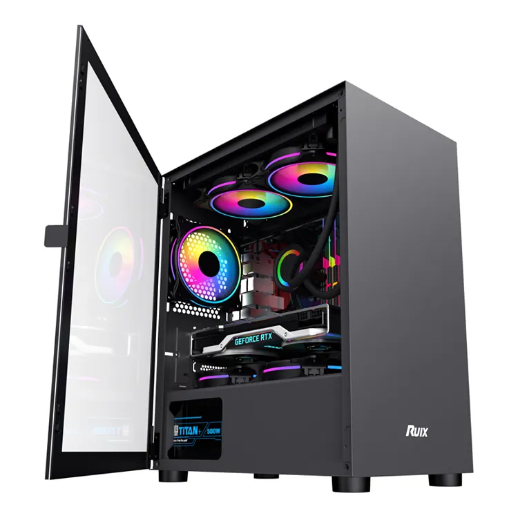 2023 nuovo Design all'ingrosso custodia per Computer custodia per Pc Gamer più popolare di alta qualità Mini Gaming PC Desktop Computer Gaming ITX Case