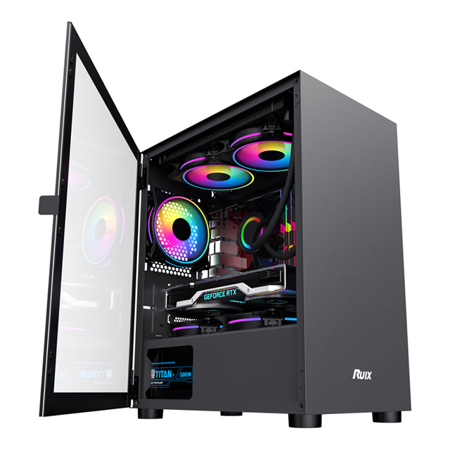 2023 New Design Wholesale Computer Case Pc Case Gamer Most Popular High Quality Mini Gaming PC Desktop Computer Gaming ITX Case
