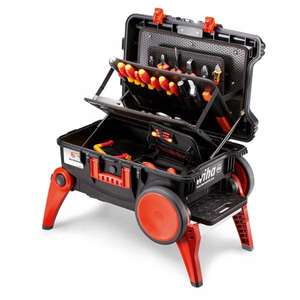 WIHA - 44128 Juego de maletas de herramientas XXL III eléctrico 1000V (100 Uds.) -EAN 4010995441289 BOLSA DE HERRAMIENTAS CON SURTIDO - Product Image 1