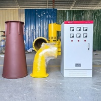 Générateur de turbine à roue Pelton 75 kW avec types de flux mixte Francis, Kaplan, oblique et axial pour centrales hydroélectriques