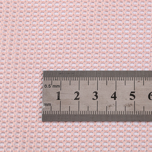 Vải Nguyên Liệu Vải Màu Hồng Lưới Net <span class=keywords><strong>Polyester</strong></span> Cho Túi Dây Kéo Hàng Tạp Hóa - Product Image 6