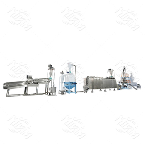 Ligne d'extrudeuse d'aliments pour poissons-chats à double vis entièrement automatique Ligne de machine flottante pour aliments pour poissons Ligne de machine d'extrudeuse d'aliments pour animaux de compagnie - Product Image 1