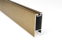 Mode W34 * H12mm LED capteur lumière placard tige aluminium garde-robe accessoires avec T5 tempérament anodisation Surface LED bande cintre