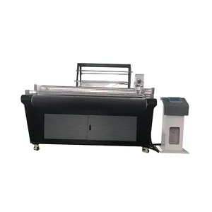 热卖照相亭背景张力织物切割机可印刷标志织物手提包数字切割绘图仪带CE