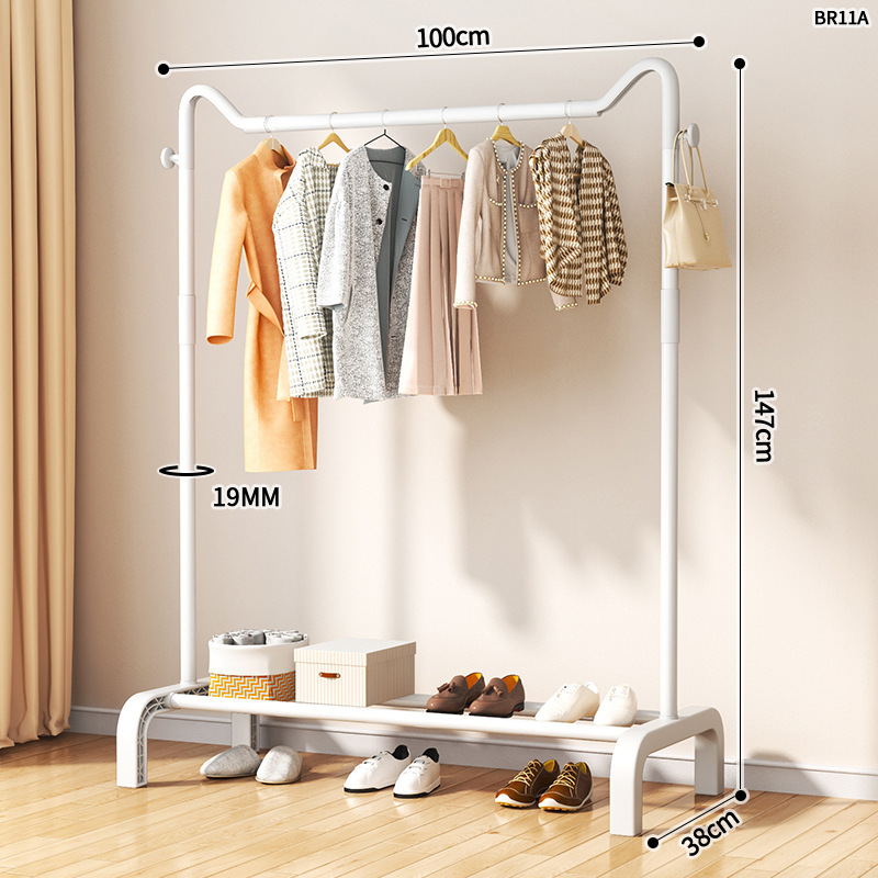[หูแมว] บาร์เดี่ยวพร้อมขาโค้ง 110 สีขาว