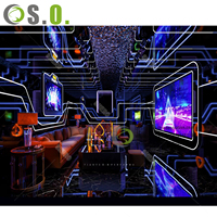 Mobilier moderne pour bar, discothèque, plage, VIP Décoration KTV Chaise Karaoké Box Room Lounge Furniture Night Club Interior Design