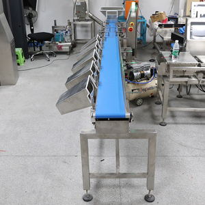 Automatic Conveyor Belt Food Scale Check Weigher Com Rejector Sistema Combinado Convey Belt <span class=keywords><strong>Checkweigher</strong></span> e detector de metais para F - Product Image 6