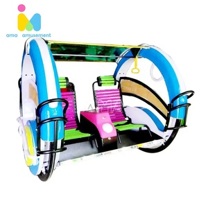 Giostre AMA per <span class=keywords><strong>2</strong></span> <span class=keywords><strong>Persone</strong></span>, Auto Girevole a 360 Gradi, Giostra Happy Le Bar, Auto Oscillante - Product Image 1