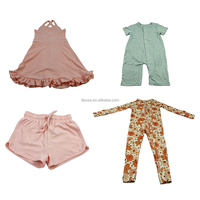 Tiaose – robe à carreaux et à fleurs pour filles, manches à volants, jupe à plusieurs niveaux, douce et légère, pour l'été, vêtements de jeu en plein air