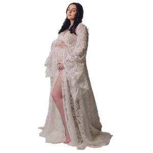 Robe Maxi <span class=keywords><strong>de</strong></span> maternité en dentelle bohème <span class=keywords><strong>pour</strong></span> <span class=keywords><strong>de</strong></span> magnifiques séances <span class=keywords><strong>photo</strong></span> <span class=keywords><strong>de</strong></span> <span class=keywords><strong>grossesse</strong></span> Robe longue au sol <span class=keywords><strong>pour</strong></span> robe <span class=keywords><strong>de</strong></span> photographie - Product Image 3
