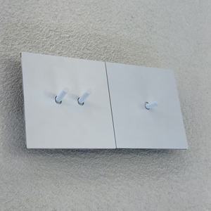 86 250v16a Pháp Châu Âu ổ cắm hiện đại treo tường ánh sáng chuyển đổi thiết bị chuyển mạch khung thép không gỉ trắng A + C Home Knob Fan dimmer - Product Image 3