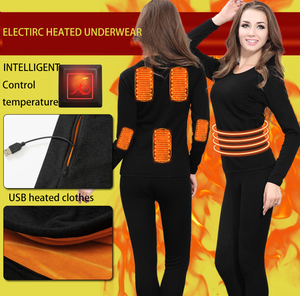 2023 automne hiver sous-vêtement thermique chauffant costume vêtements chauds intelligents pour les femmes - Product Image 6