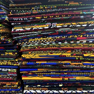Tissu en Coton Véritable Africain <span class=keywords><strong>Imprimé</strong></span> Wax Kent en Gros, 6 Yards/pièce, 100% Coton pour Robes Féminines - Product Image 2