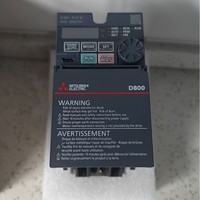 Nouvel onduleur Mitsubishi FR-D820S-0.1K-008-60 monophasé 220V authentique avec contrôle vectoriel Ethernet pour usage général
