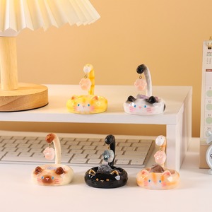 Caja Sorpresa de Resina con Figura de Gato Kawaii, Cristal Energético de Aromaterapia, Adorno de Escritorio, Regalo Decorativo - Product Image 1
