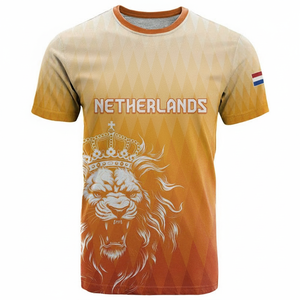 Maillot Essentiel de Supporter de Football Coupe du Monde 2026 Pays-Bas Haute Qualité – T-shirt Homme Col Rond en Maille Respirante à Manches Courtes pour le Sport - Product Image 3