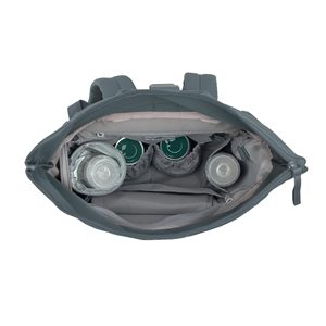 Zaino per mamma con stampa fasciatoio borsa per pannolini con attacco passeggino e portabottiglie per genitori in movimento - Product Image 5