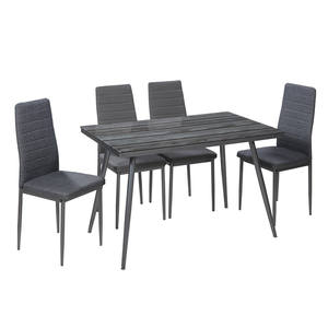 مجموعة طاولة طعام بها 4 كراسي مصنوعة في الصين بتخفيضات كبيرة وهي أثاث لغرفة الطعام ويتميز بحمايتها من أشعة الشمس فوق البنفسجية - Product Image 5