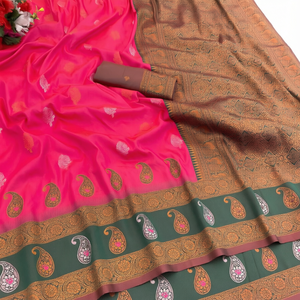Blouse en Georgette Entièrement Brodée, Saree en Tulle à Paillettes avec Matière Polyester, Style Moderne Longueur Ras du Sol - Product Image 1