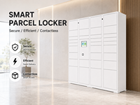 Casillero Inteligente para Paquetes con Pantalla Táctil, Caja de Entrega Modular para Vestíbulo de Oficina, Apartamento y Negocios de Alquiler - 2026