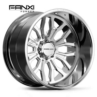 Jantes FANXI finition noire, motif de fixation 5/6/8 trous, 5x139.7 6x5.5 6x135 8x6.5 8x180 8x170, roues forgées 22x12 24x14 26x12 26x14 26x16