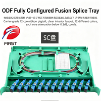 Rak Distribusi Serat Optik ODF Rak Mount 12 24 48 96 144 Core Port Panel Patch ODF FC SC untuk Situs Hub Jaringan