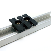 Plaques de décharge de traction de fixation de câble avec pieds à pression pour accessoires de câblage de montage de rails C30