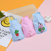 Personnalisé garder au chaud mignon PVC sac d'eau chaude chaleur douce réutilisable chauffe-mains mini bouillotte