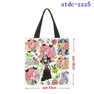 Mochilas escolares de diferentes estilos Zenless Zone Zero Bily Anby Anime lienzo bolso de mano Cosplay Anime bolsa de compras - Product Image 3