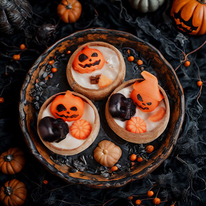 Bougie parfumée en coquille de noix de coco pour Halloween, forme personnalisée, ornements décoratifs pour une ambiance festive - Product Image 3