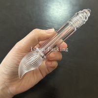 ISMAN 5ml Tube de gloss à lèvres unique en forme de stylo | Conteneur cosmétique vide en plastique transparent mince pour gloss à lèvres, emballage personnalisé avec logo