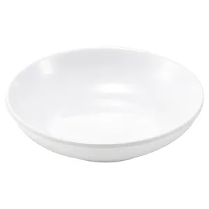 Белое меламиновое маленькое квадратное прямоугольное круглое блюдо для соуса для ресторана