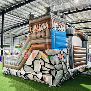 Nouveau design soldats <span class=keywords><strong>garde</strong></span> maison de rebond combo toboggan castillos gonflables château gonflable avec toboggan - Product Image 6