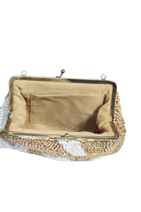 Sac à main de soirée de luxe orné de perles, design scintillant, sac à main de mariage artisanal de luxe, sacs à main de soirée à chaîne pour femmes, OEM - Product Image 2