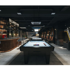 Mới Sang Trọng Tùy Chỉnh 7ft 8ft 9ft Tổng Thống Kim Cương Đen Pro AM Bàn Bida Với Chân Có Thể Điều Chỉnh - Product Image 1