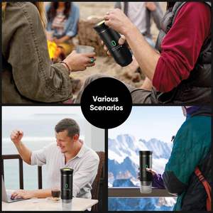 Cafetera Espresso Portátil Autocalentable de 20 Bares, Cafetera 3 en 1 para Cápsulas, Café Molido, USB C, Cafetera Espresso de Viaje - Product Image 6