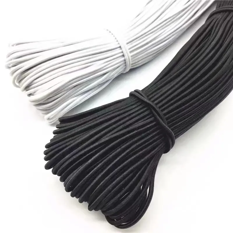 High Elastic Rope Custom 2mm 3mm 5mm 10mm elastische Gummis chnüre Strong Stretch Round Rubber Elastic String