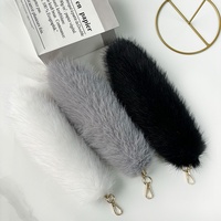 Pendentif en peluche queue de renard artificielle de 30 cm, porte-clés de voiture, décoration de sac, accessoire de scène pour convention anime