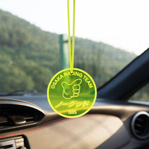 JDM สไตล์อะคริลิคกระจกรถกระจกมองหลังจี้ภายในรถจี้เครื่องประดับแขวนอุปกรณ์เสริม <span class=keywords><strong>Fujiwara</strong></span> เต้าหู้ร้านเริ่มต้น D - Product Image 5