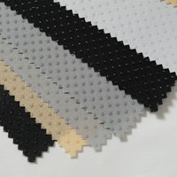 Tissu en polyester tissé léger antidérapant à pois pour tapis, housse de canapé, tapis pour animaux de compagnie, matériau de support antidérapant