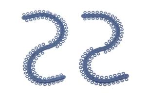 Separatore elastico senza lattice ortodontico dentale tipo OT003-1 S - Product Image 2