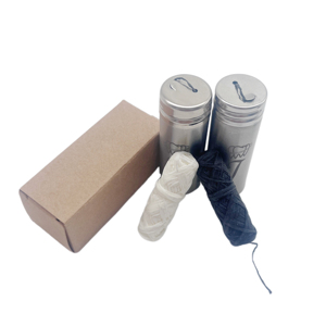 Fil dentaire et brossette à dents 2-en-1 en charbon de bambou avec logo personnalisé et cire de candellila 30M <span class=keywords><strong>Boka</strong></span> Floss - Product Image 2